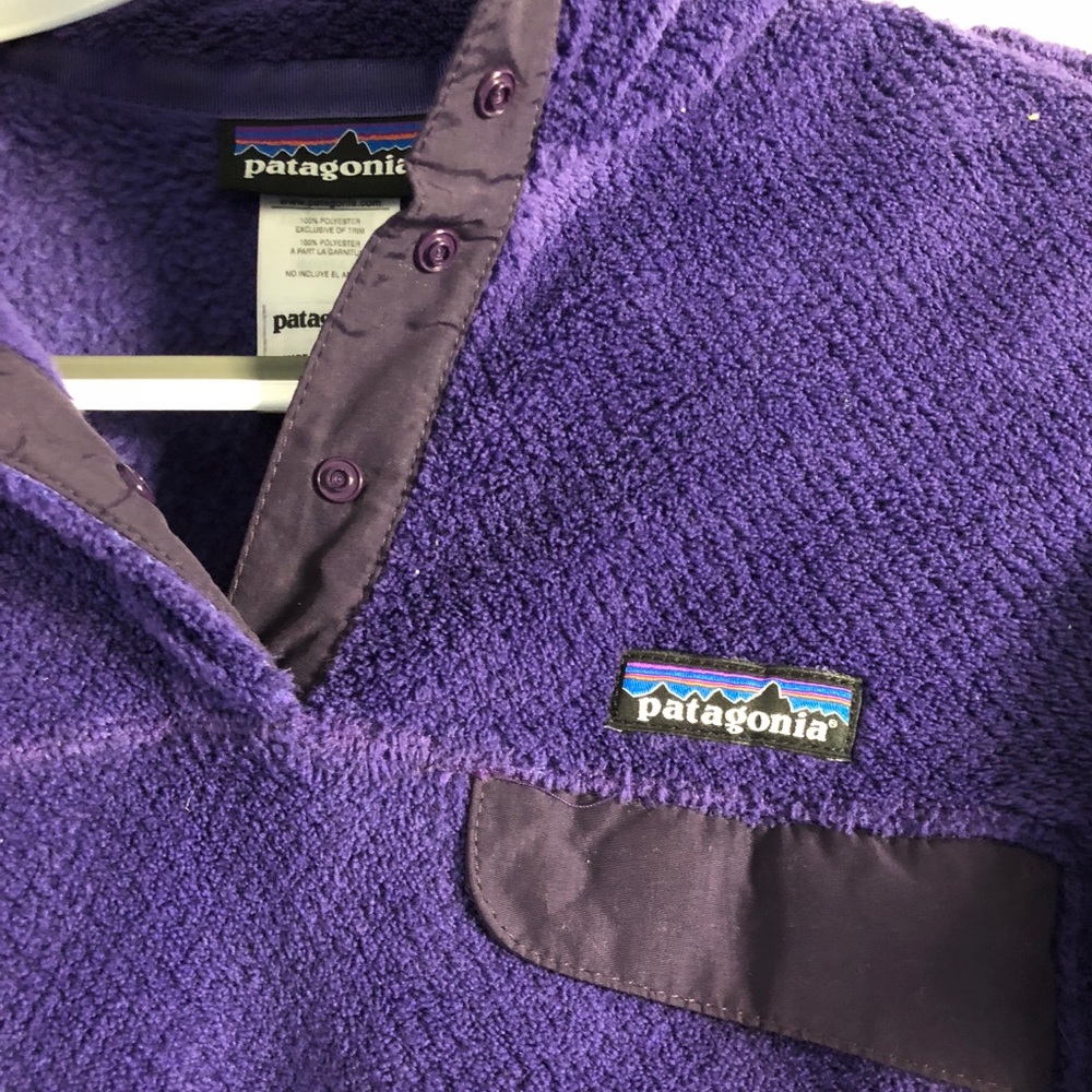 Patagonia purple pullover | size small | so soft!